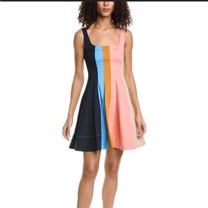 STAUD- Land and Sea Stripe Wells Mini Dress